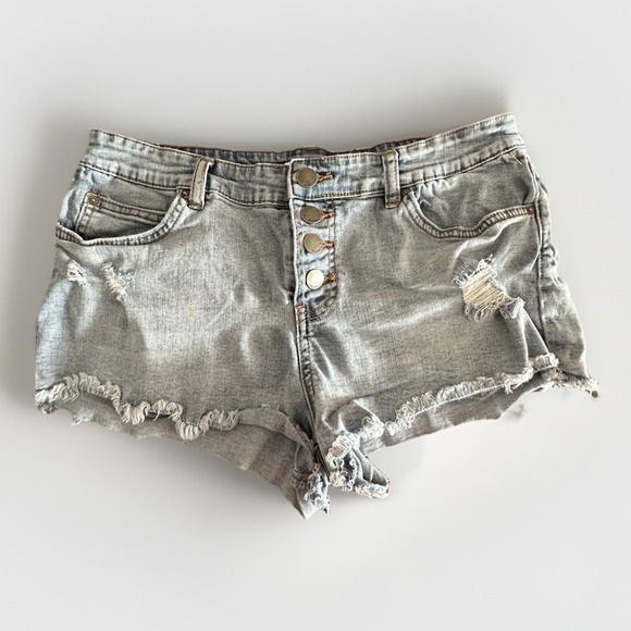 Billabong Pants - Y2K Billabong Denim Micro Mini Jean Shorts‎ Low Rise Cut Off Grunge Festival 30